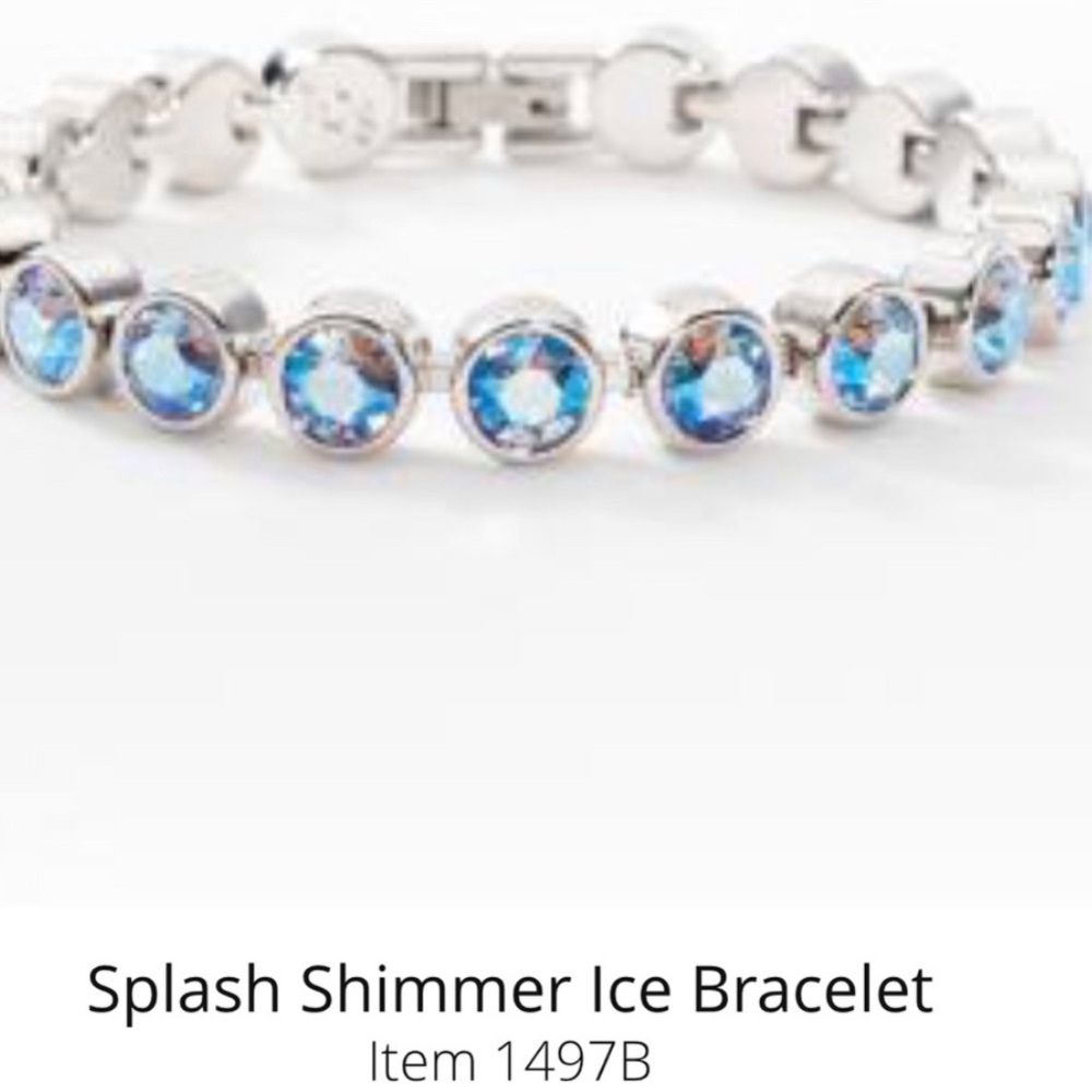 Touchstone Crystal by Swarovski Splash Shimmer Ice bracelet brand new in box